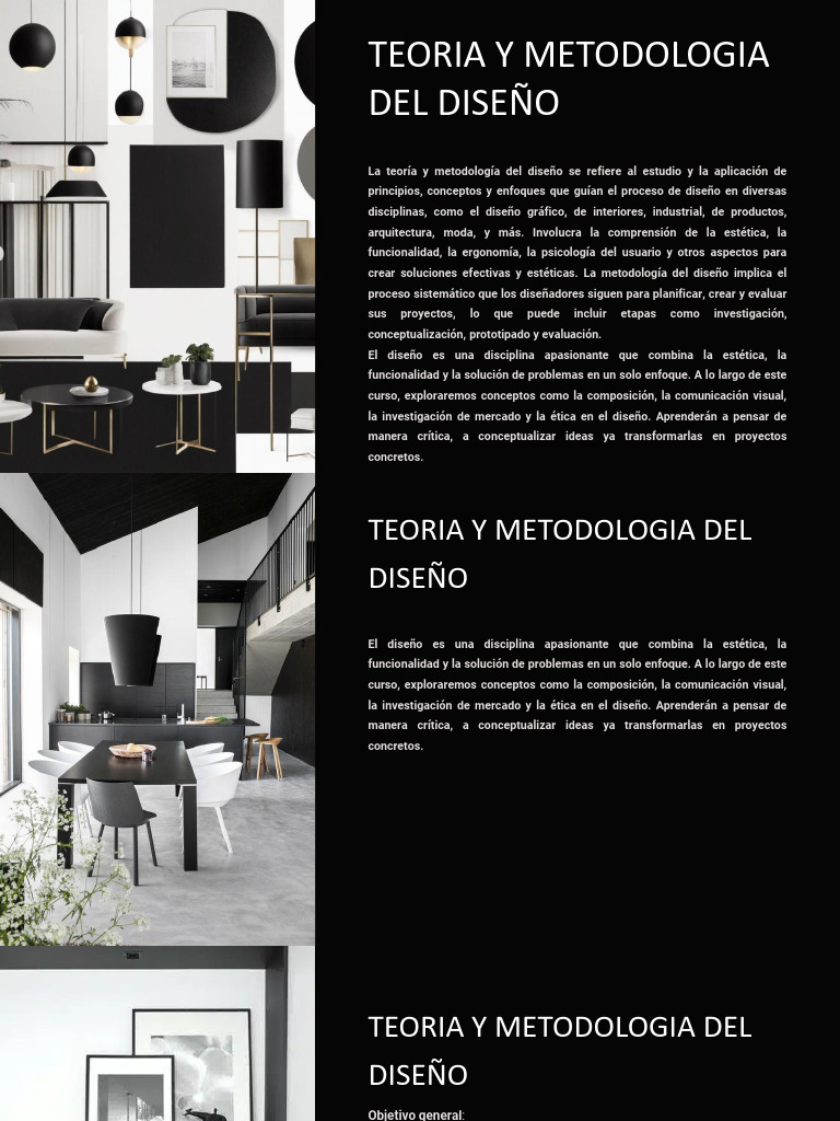 Teoría y Metodología del Diseño Interior | PDF | Diseño | Arquitectura ...