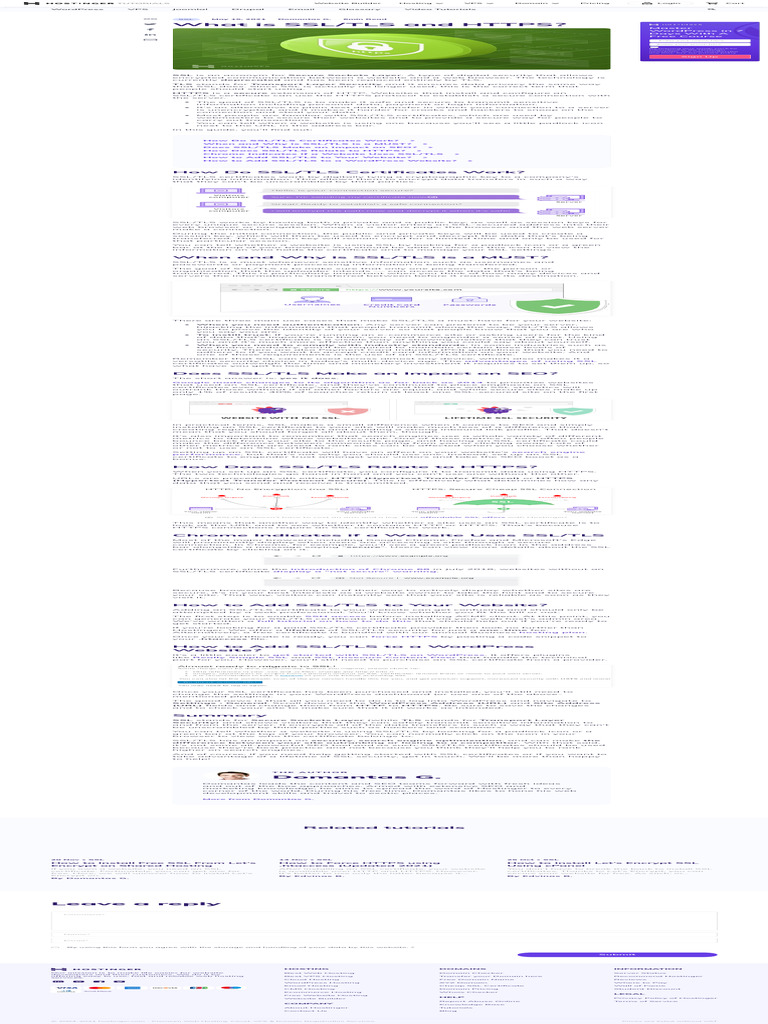 Understanding SSL/TLS and HTTPS Security | PDF | Transport Layer ...