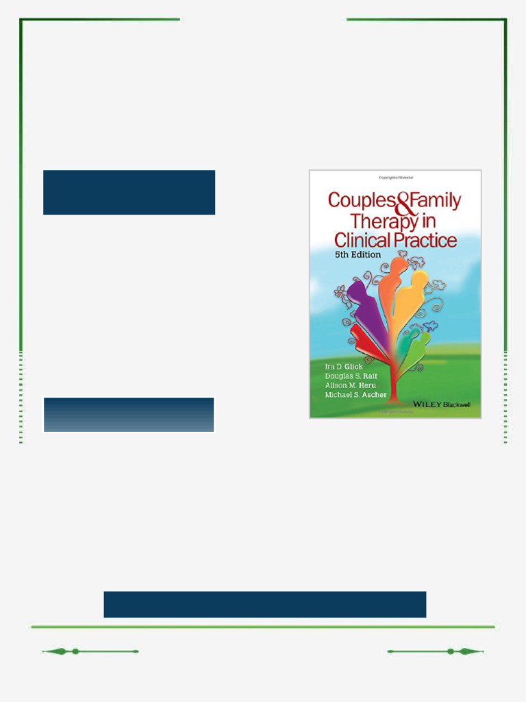 Couples and Family Therapy in Clinical Practice 5th Edition Ascher ...