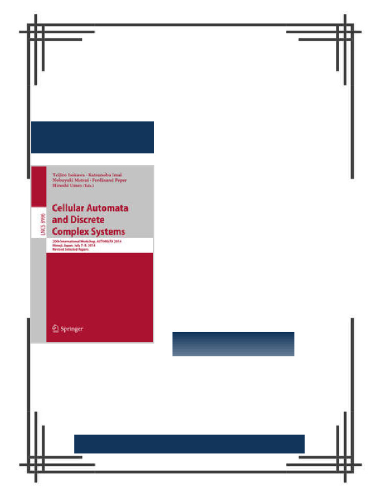 Cellular Automata and Discrete Complex Systems 20th International ...