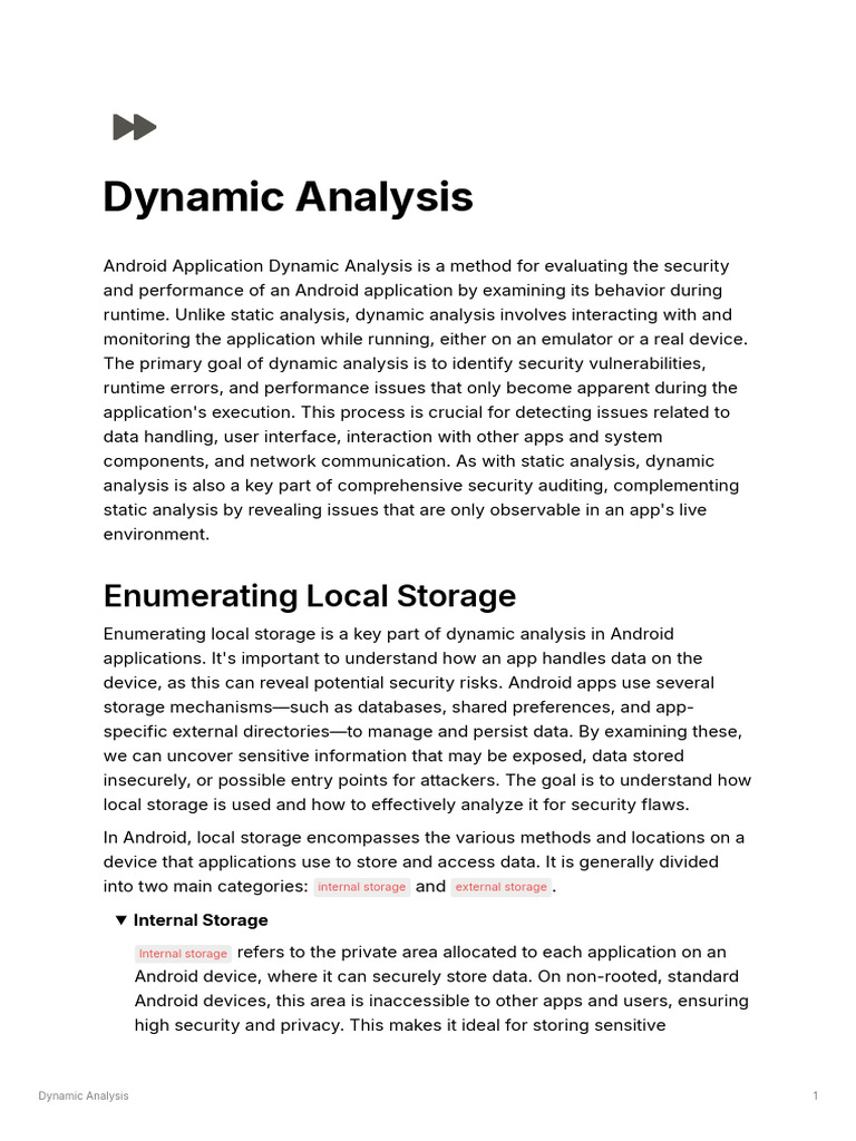 Android App Dynamic Analysis Guide | PDF | Mobile App | Computer Data ...