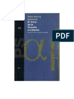 El Inicio de La Filosofia Occidental (Hans Georg Gadamer) - Copia