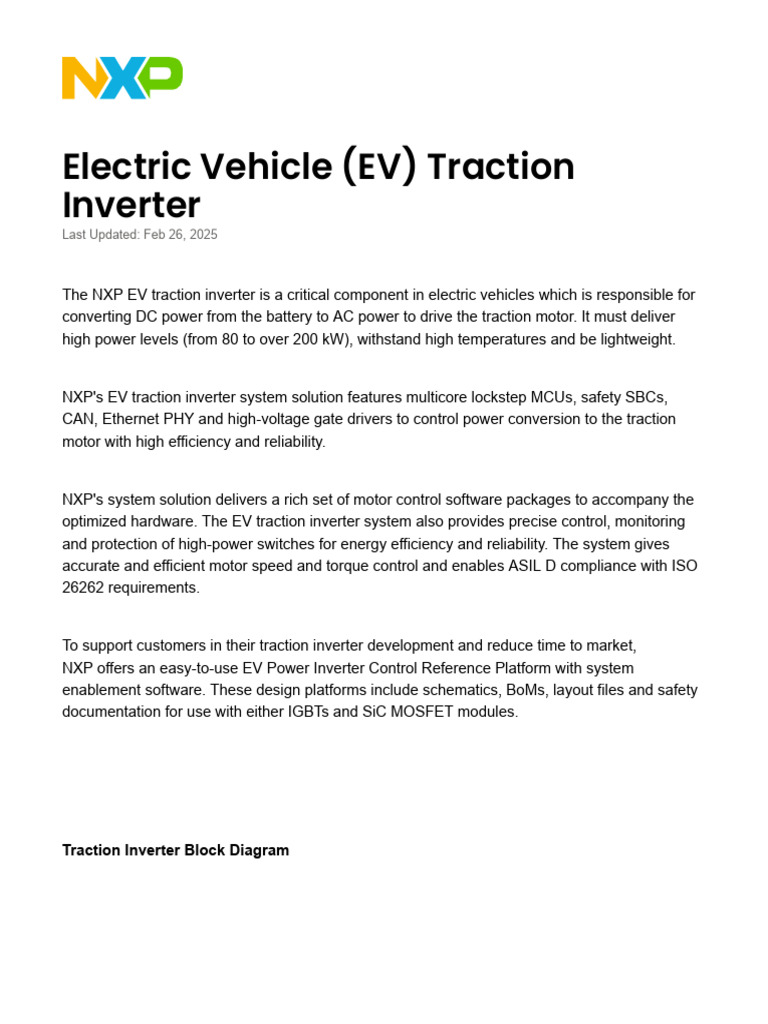 Ev Power Inverter Evpwrinvrtr Bd1 | PDF | Power Inverter | Sensor