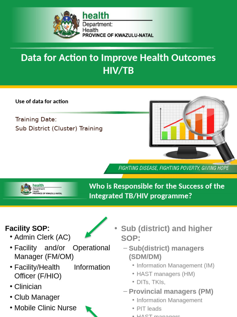Data for Action to Improve Health Outcomes HIV and TB Training 2022 ...