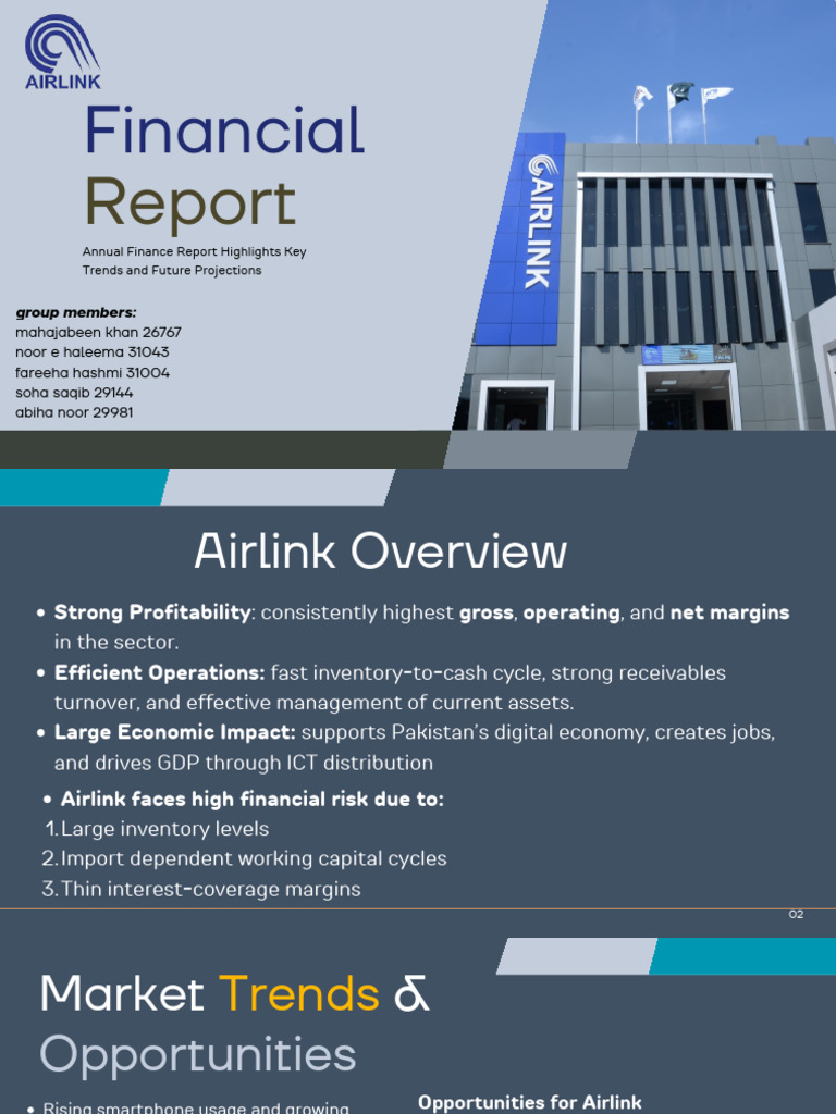 Green and Orange Corporate Modern Financial Report Presentation | PDF ...