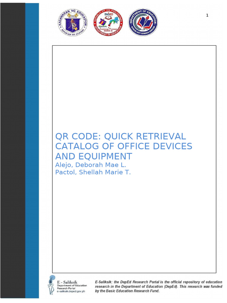 QR Code Inventory Management Study | PDF | Usability | Qr Code