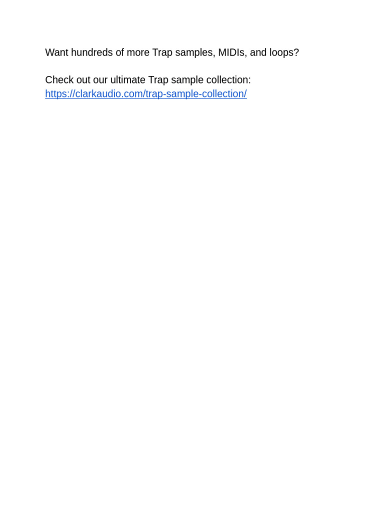 More Trap Samples | PDF