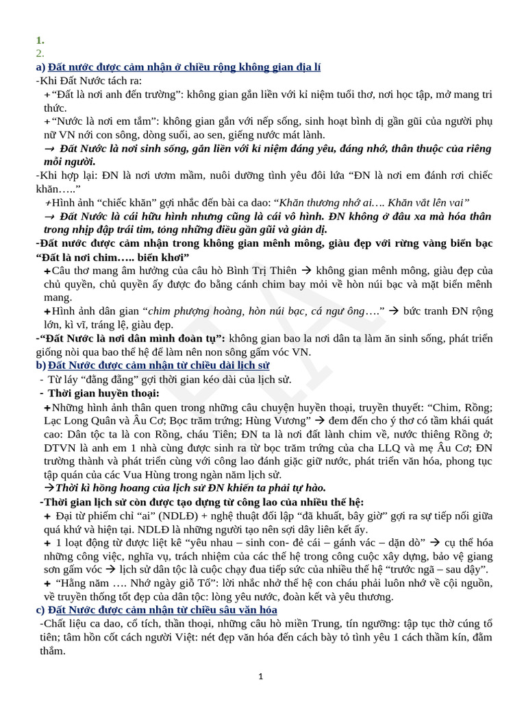 Dat Nuoc - Bai Ghi | PDF
