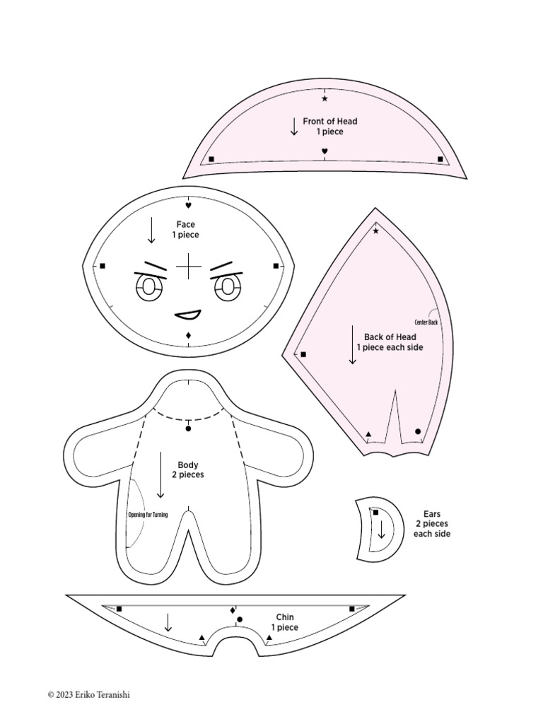 Plushie Sewing Patterns Guide | PDF | Seam (Sewing) | Fashion