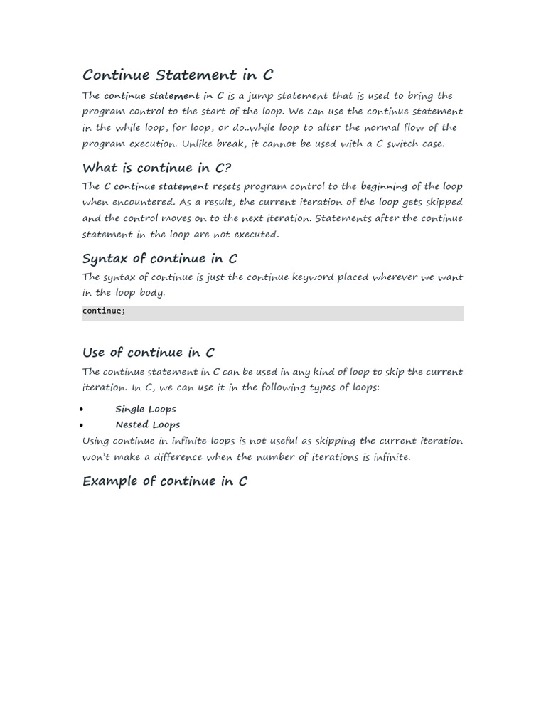 Unit 3 | PDF | Control Flow | Integer (Computer Science)