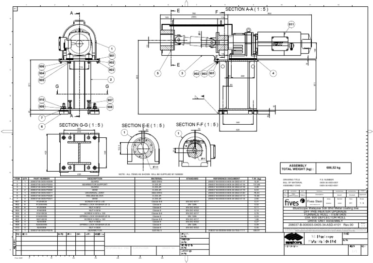 208037-B-000003-0405-34-ASD-4101-00 - Furnace Roll - Drive Unit ...