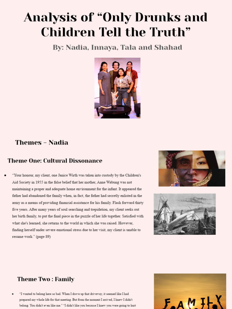 Themes and Conflicts in "Only Drunks and Children" | PDF