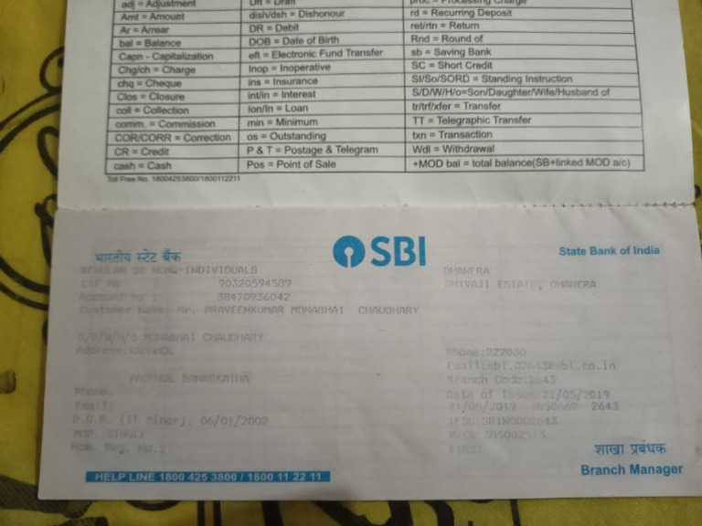 Banking Terminology and Abbreviations Guide | PDF