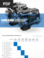 Peterbilt Maintenance Intervals Guide | PDF | Diesel Engine | Pump