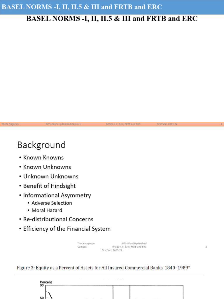Basel Norms Overview: I, II, III, FRTB | PDF | Basel Ii | Basel Iii