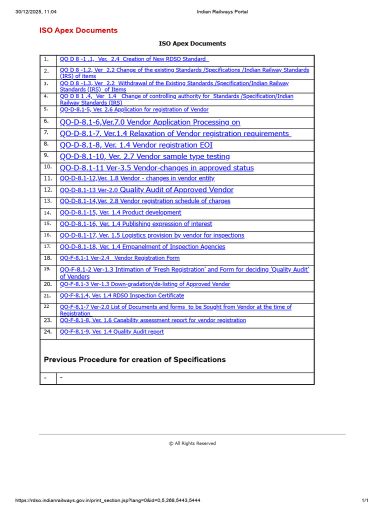 ISO Apex Vendor Registration Guidelines | PDF | Chess Theory | Chess