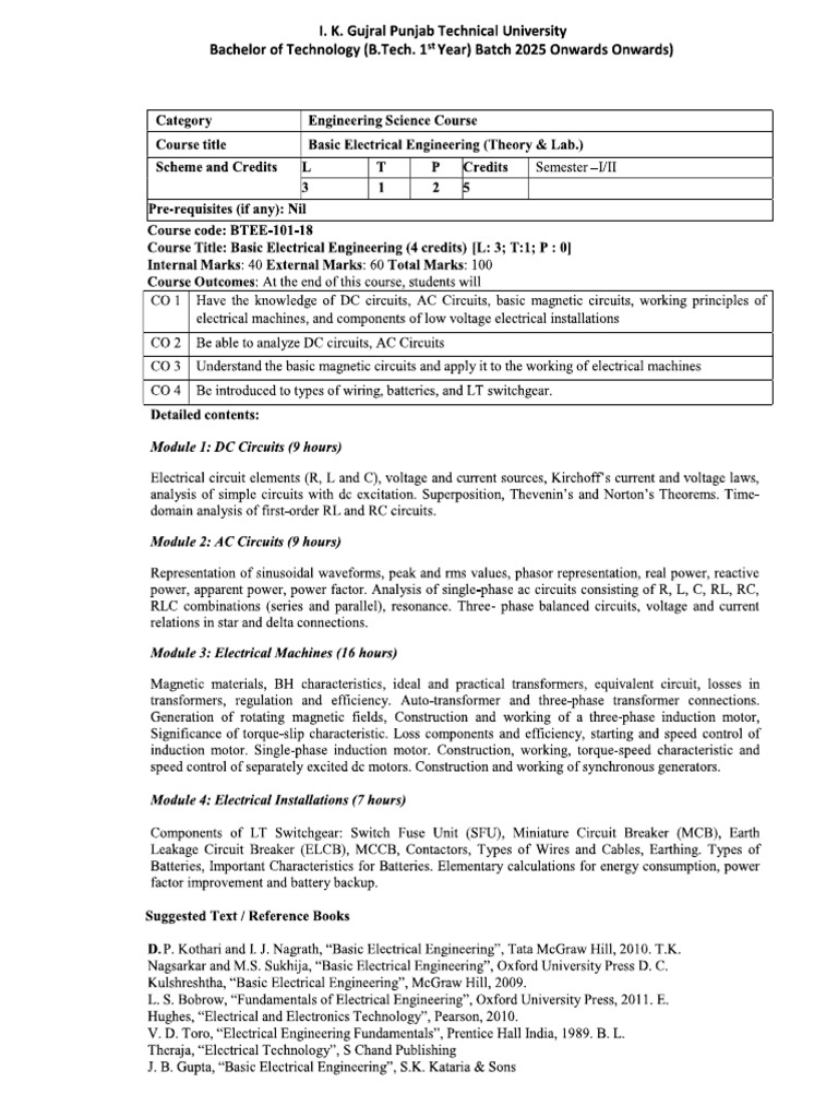 Bee Class Syllabus | PDF