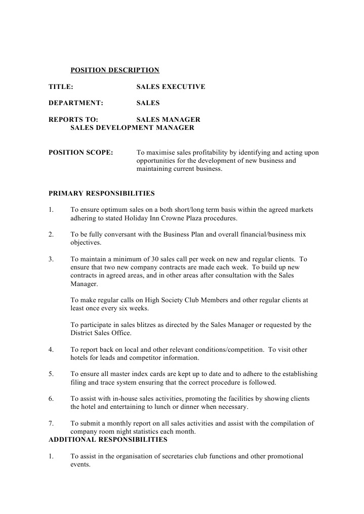 Sales Executive | PDF | Business
