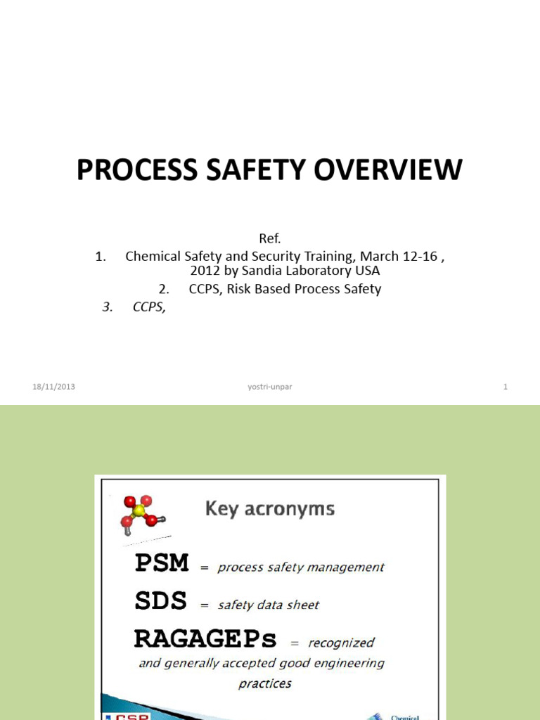 Process Safety Management Overview | PDF | Working Conditions ...