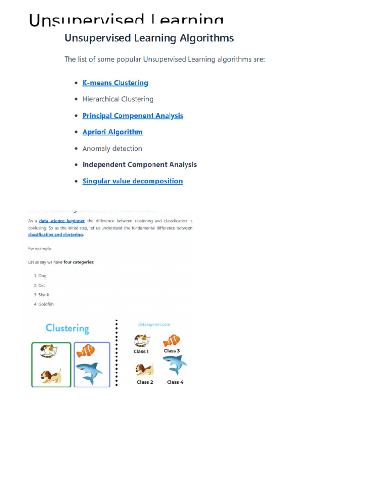 Unsupervised Learning: Clustering Methods | PDF