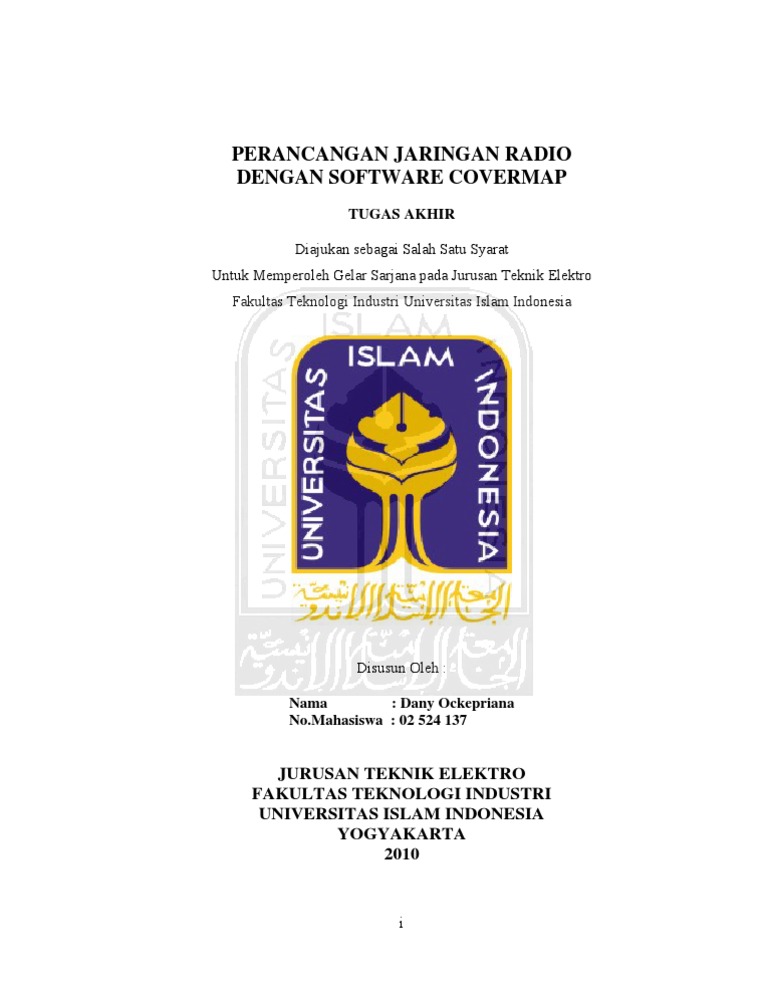 Uii Skripsi Perancangan Jaringan 02524137 Dany Ockepriana 7696546202 Cover