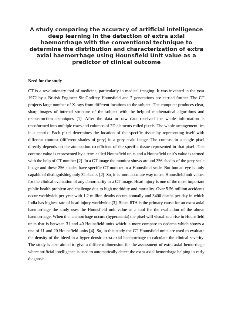 A Study Comparing The Accuracy of Artificial Intelligence Deep Learning ...