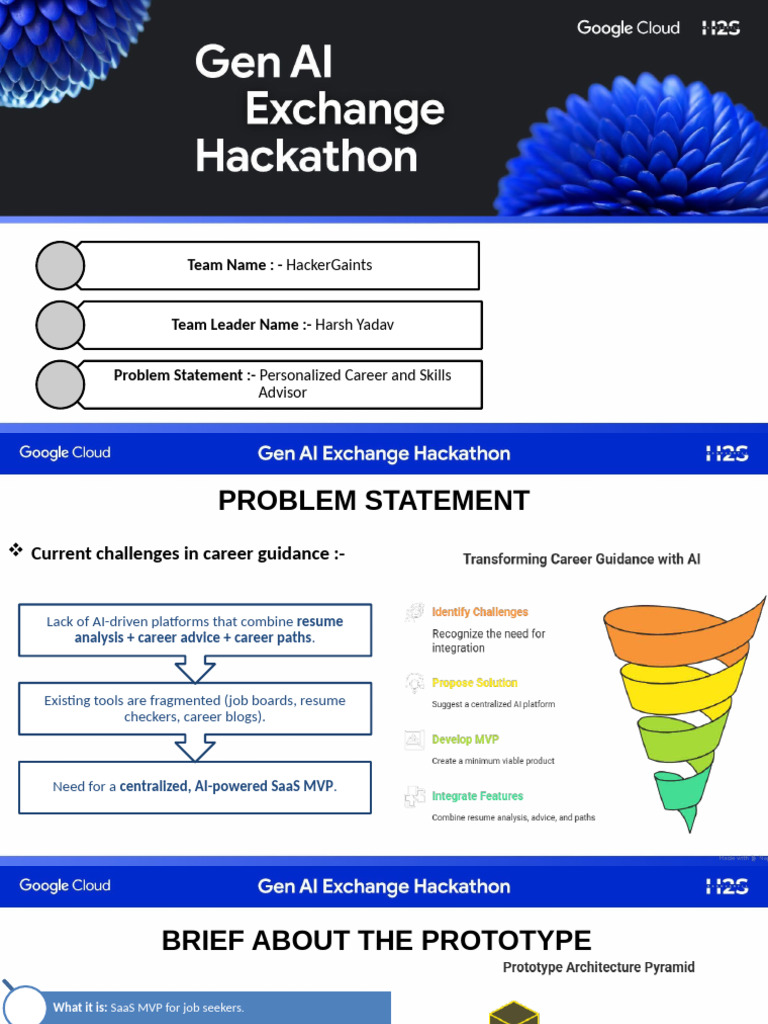 GenAI Exchange Hackathon - Prototype Submission 1111 | PDF | Artificial ...