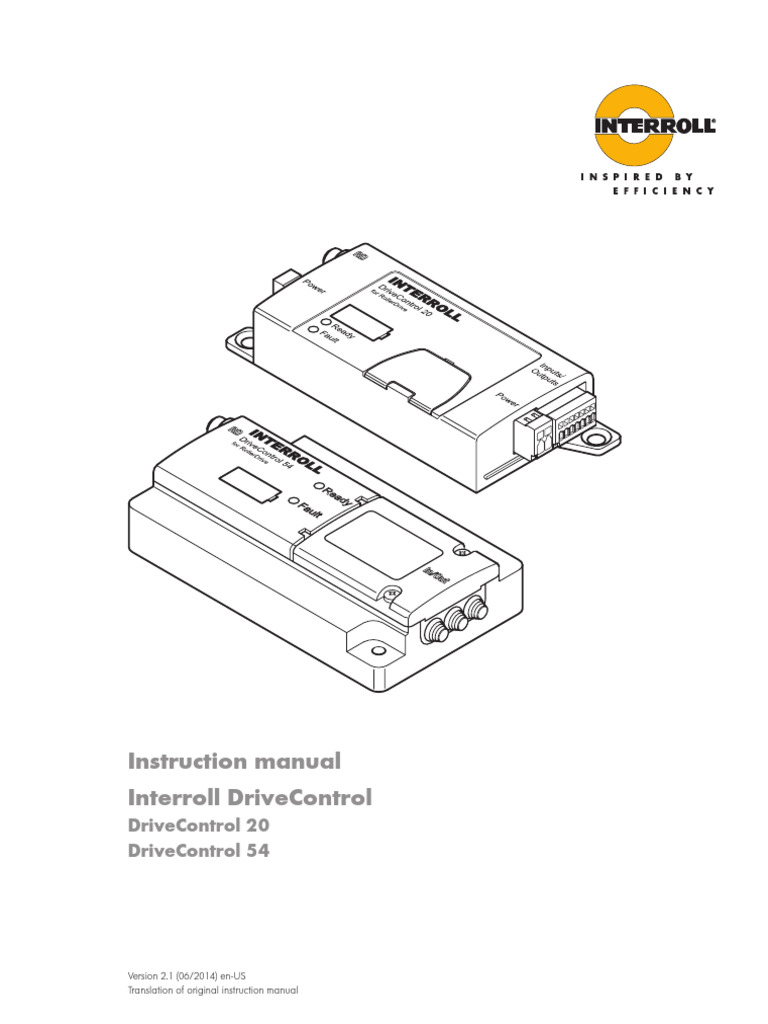 Interroll DriveControl 20/54 Manual | PDF | Power Supply | Electrical ...