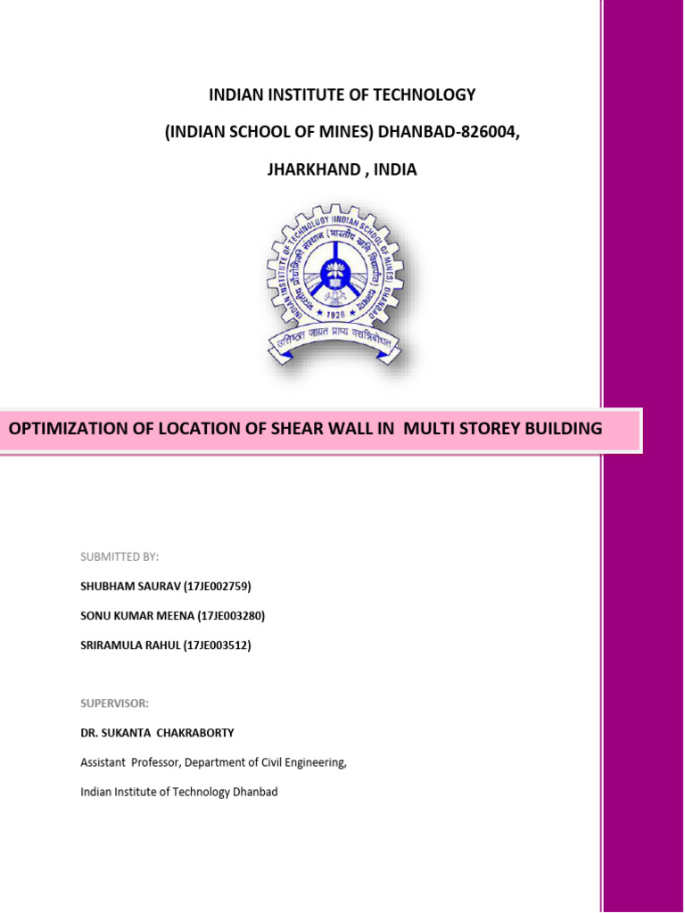 Comparative Analysis of A Multistoried Residential Building With and ...