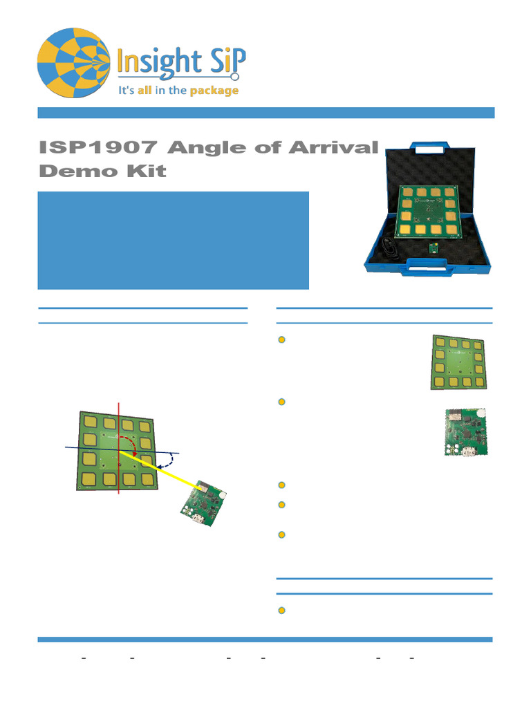ISP1907 AoA Demo Kit Specification | PDF | Computer Engineering | Radio ...