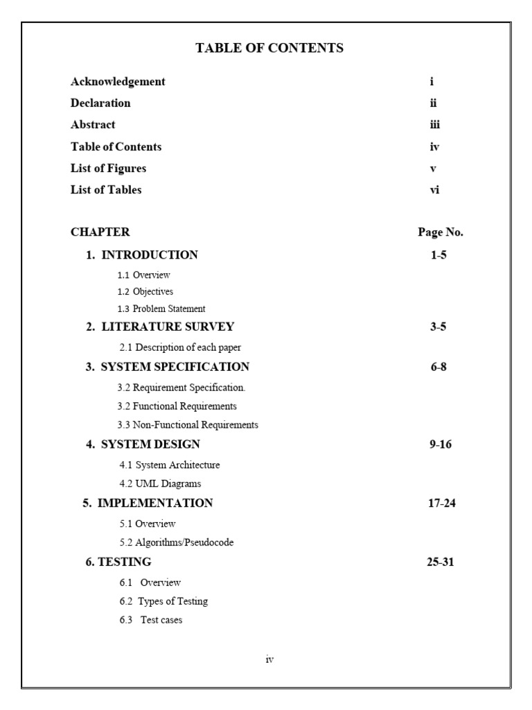 6.table of Contents .Final | PDF