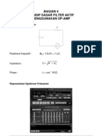 Prinsip Dasar Filter Aktif