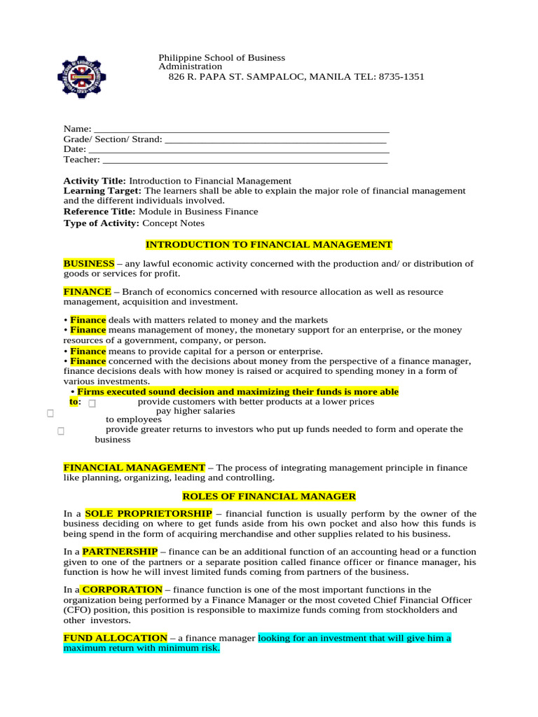Introduction to Financial Management | PDF | Securities (Finance) | Stocks