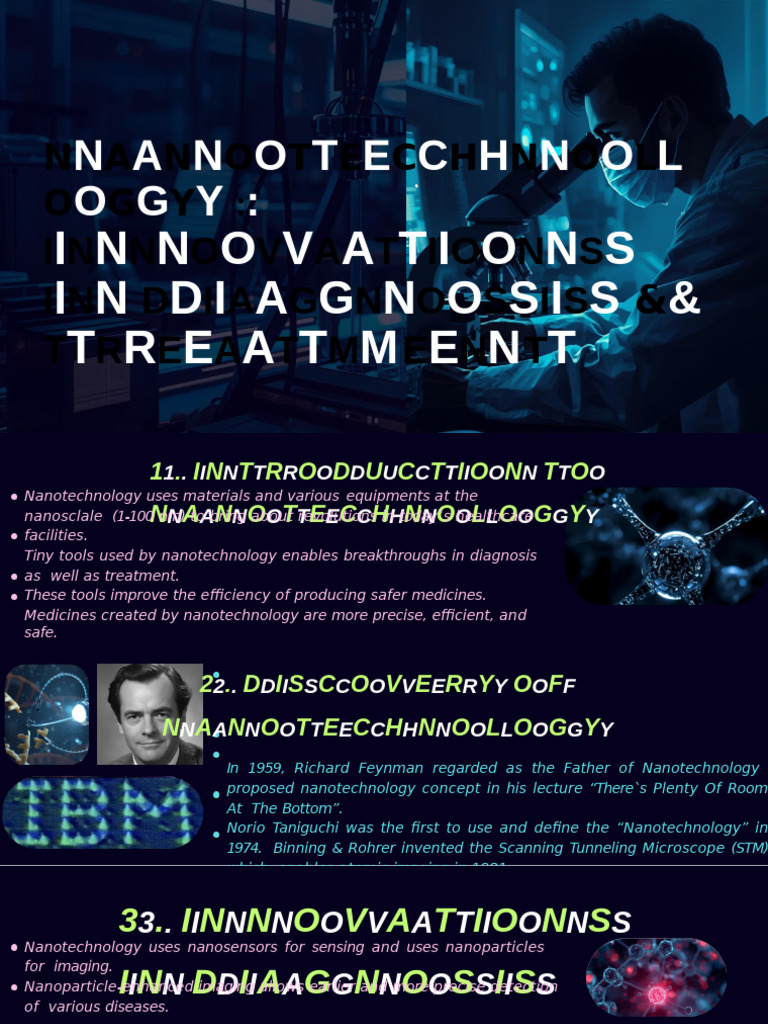 Nanotechnology Innovations in Diagnosis & Treatment 9 | PDF ...
