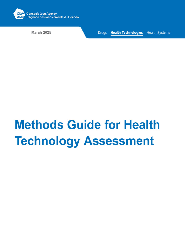 Canada Hta Guideline | PDF