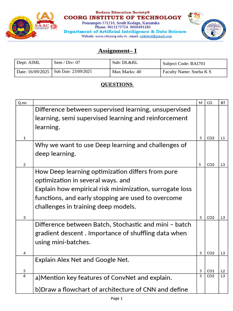 Assign ML 1 | PDF