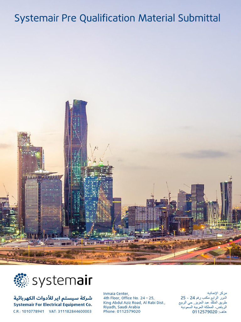 Systemair Saudi Arabia Company Profile | PDF | Gulf Cooperation