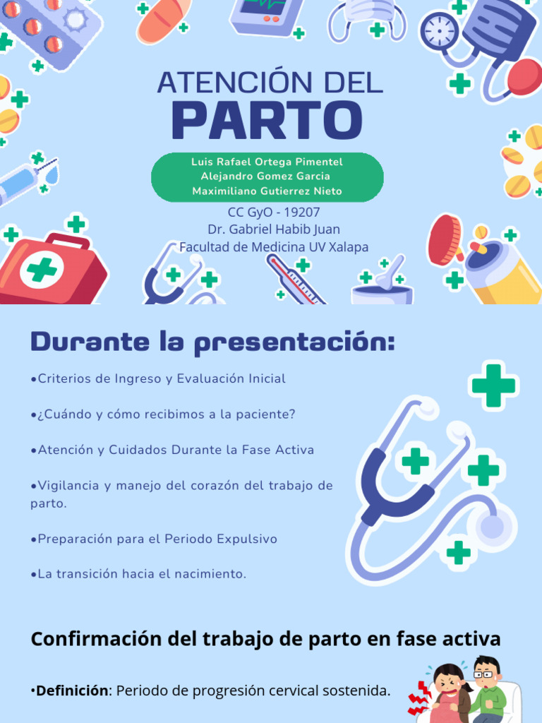 Atención Integral del Parto: Guía Práctica | PDF | Parto | Periodo posparto