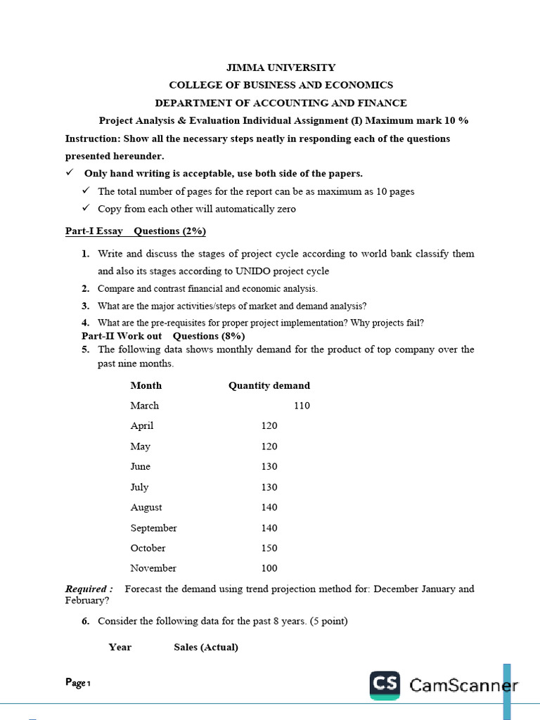 Project Analysis and Evaluation Guide | PDF | Net Present Value ...
