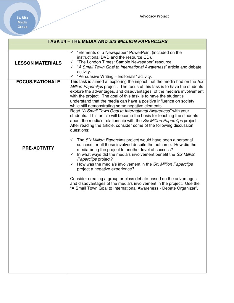1 Task 4 Teacher Notes | PDF | Newspapers | Microsoft Power Point