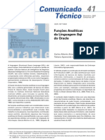 Funcoes Analiticas Oracle