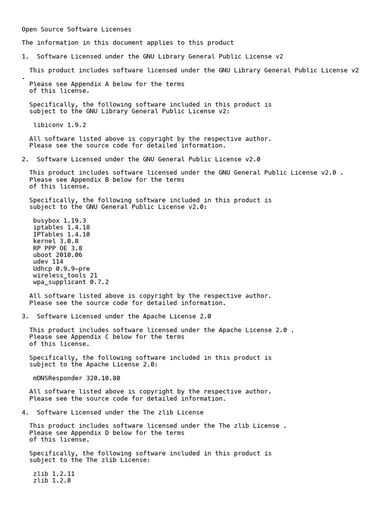Open Source Software License Overview | PDF | License | Free Software