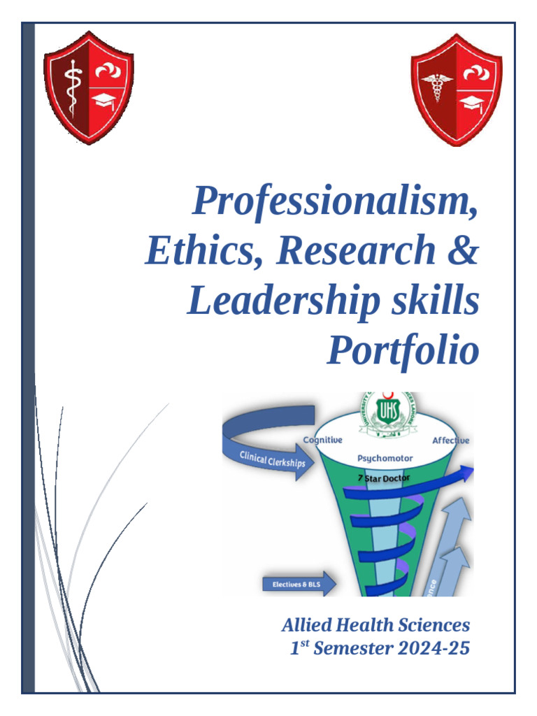 Allied Health Professionalism & Skills Portfolio | PDF | Cyberbullying ...