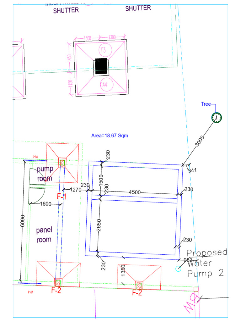 Fire Water Tank Site Plan | PDF
