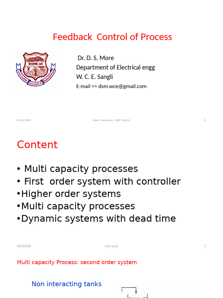 Module 3 Feedback Control of Processes | PDF | Damping | Control Theory