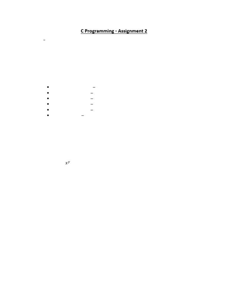C Assignment2 | PDF