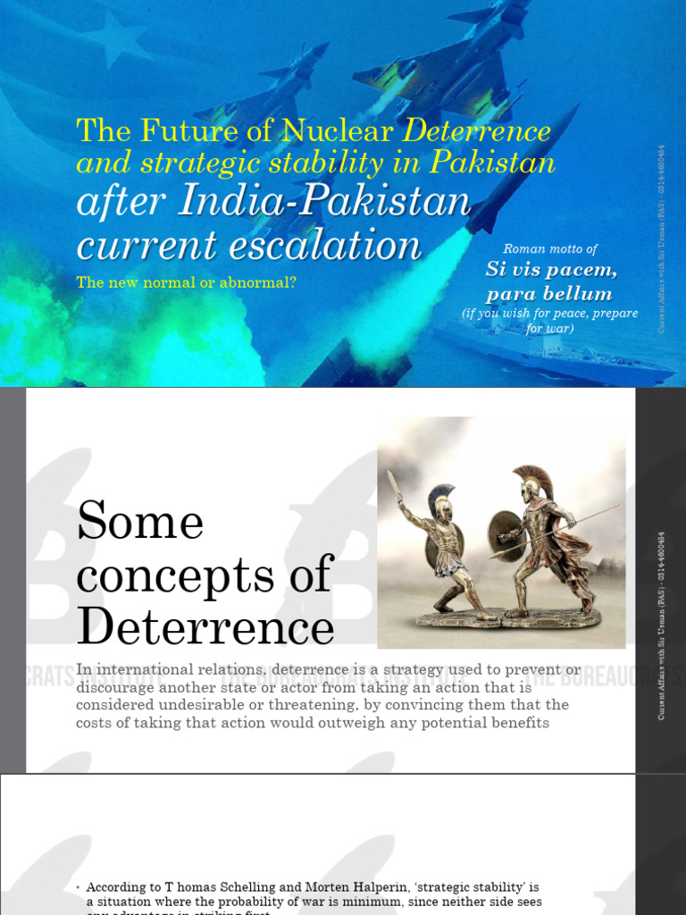 Nuclear Deterrence Dynamics in South Asia | PDF | Missile Defense ...