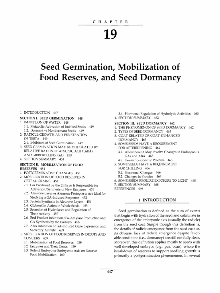 3 s2.0 B9780126605709501611 Main | PDF | Seed | Germination