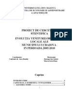 Proiect Cercetare