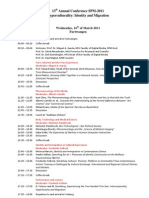 Phenomenology and Media Conference, University of Freiburg, March 2011